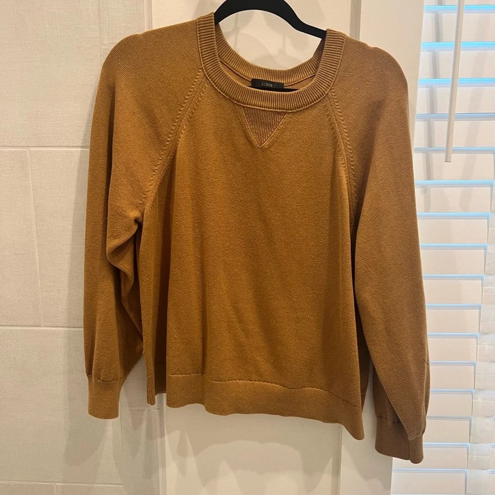 J Crew Cotton Cashmere Pullover Sweater - Picture 4 of 7